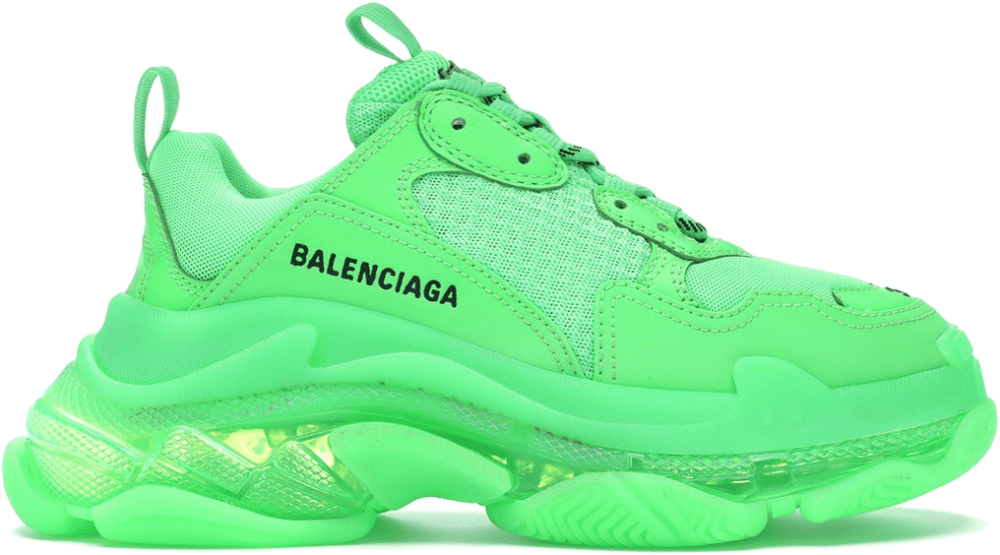 balenciaga-triple-s-neon-green-clear-sole-w